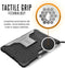 Urban Armor Gear Metropolis - Backcover voor Microsoft Surface Go - Volledige bescherming met standaard - Zwart