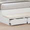 vidaXL - Witte - Bedlades - - - 90x36,5x16,5 - cm - - - Gemaakt - van - Samengesteld - Hout