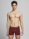 JACK&JONES ADDITIONALS JACLICHFIELD TRUNKS - Heren Onderbroek - 3-pack - Burgundy (3 stuks)