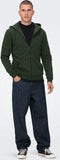 ONLY & SONS ONSCERES ZIP THR. HOODIE - Heren Trui - Met capuchon - Maat XL