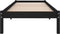 vidaXL - Bedframe - massief - grenenhout - zwart - 90x200 - cm