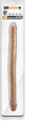 Dr. Skin Plus 14” Buigzame Dubbele Dildo Beige