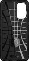 Spigen - Oppo Find X3 Lite Hoesje - Back Case Rugged Armor Mat Zwart
