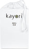 Kayori Shizu Topper - Hoeslaken Jersey - 180x200-220cm - Matrasdikte 12 cm - Biologisch Katoen - Wit