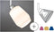 Paulmann Vento - Lampenkap mat glas 80 mm - Wit