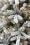 Black Box Trees Snowdon frosted kunstkerstboom met sneeuw en verlichting groen 2,15 m x 1,27 m