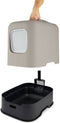 Rotho Mypet Kattenbak Biala 51 x 39.5 x 44.3 cm - Kattentoilet - Beige & Antraciet