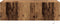 vidaXL - TV - Wandkast - met - LED - Verlichting - Oud - Hout - 100x35x31 - cm