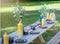 Cosy&Trendy Quintana Blue dinerbord - Ø 27,5 cm - Set-4