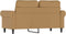 vidaXL - Tweezitsbank - 120 - cm - fluweel - bruin