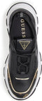 Guess Braydin - Dames Sneakers Laag - Imitatieleer - Black/Brown