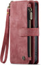 Caseme - Geschikt voor iPhone 14 Pro Max - Portemonnee hoes - Rood