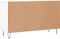vidaXL - Dressoir - 100x36x60 - cm - bewerkt - hout - wit