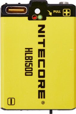 Nitecore HLB1500 - USB Li-ion Batterijpack 1500mAh voor UT27 (2024)