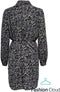 ONLY ONLNOVA LUX L/S SHIRT DRESS AOP PTM - Dames Jurk - Maat XL