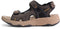 Travelin' Bergnas Heren - Wandelsandalen - Donkerbruin - Maat 43