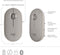 Logitech Pebble M350 - Draadloze Bluetooth Muis - Stil klikken - Sand