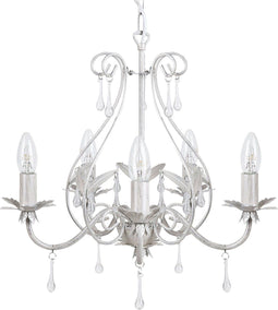 TALTSON - Kroonluchter - Wit - IJzer