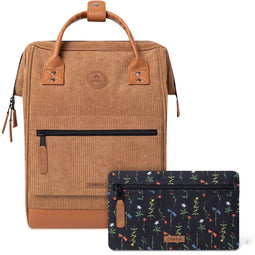 CABAIA Adventurer - Rugzak 18L met laptopvak 13" - Bruin