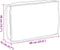 vidaXL - Palletkussen - voor - Rugsteun - Grijs - 60x40x12 - cm - Oxford - stof