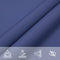 Zonnescherm rechthoekig 3,5x4,5 m oxford stof blauw