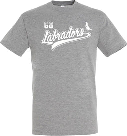 Plenty Gifts T-shirt GO Labradors Grey Melange XL