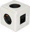 Universele Reisadapter Allocacoc PowerCube Wit