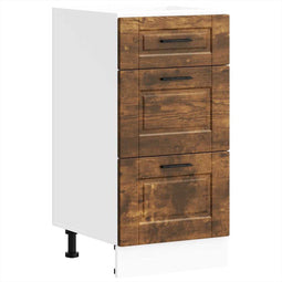 vidaXL - Keuken - onderkast - Porto - bewerkt - hout - gerookt - eikenkleurig