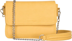 Cobachella Nice - Crossbodytas - Imitatieleer - Geel