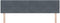 vidaXL - Hoofdbord - met - knopen - - - Donkergrijs - - - 180 - cm - - - Velours