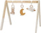 Little Dutch Newborn - Babygym - Houten speelboog met 3 speeltjes - Hout naturel