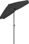 vidaXL - Strandparasol - 180x120 - cm - zwart