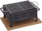 Tafel barbecue voor binnen en buiten 25x20cm inclusief RVS rooster.