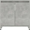 vidaXL - Badkamerkast - 60x33x61 - cm - bewerkt - hout - betongrijs