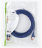 CAT6 Netwerkkabel - RJ45 Male - RJ45 Male - S/FTP - 3.00 m - Rond - LSZH - Blauw - Envelop