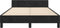 vidaXL - Bedframe - zonder - matras - 120x190 - cm - fluweel - zwart
