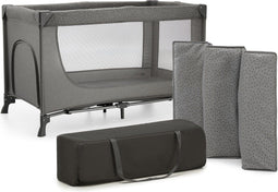 Kinderkraft JOY 2 - Reisbed 2-in-1 - Opvouwbaar in 5 seconden - Grijs