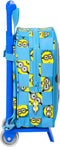 Schoolrugzak met Wielen Minions Minionstatic Blauw (22 x 28 x 10 cm)