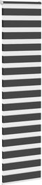 vidaXL - Zebra - rolgordijn - 60x200 - cm - stofbreedte - zwart - 55,9 - cm