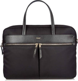 Knomo Hanover Slim Briefcase Black 14 inch