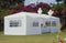 Partytent - 900 x 300 cm - verwijderbare zijwanden - bestand tegen zon en regen