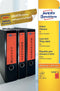 Avery - Ordneretiketten - 192 x 61mm - Rood (20 stuks)
