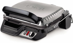 Tefal Ultra Compact 600 Comfort GC3060 - Contactgrill - Barbecuestand - Regelbare temperatuur - RVS - 2000W