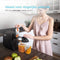 Goodforce Slowjuicer - Krachtige Juicer - 95% Sapopbrengst - Donker Blauw Zwart
