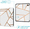 imoshion E-reader Hoesje - Geschikt voor Tolino Epos 3 - Design Slim Hard Case Sleepcover Bookcase met stand - White Graphic