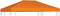 vidaXL - Prieeldak - 310 - g/m² - 4x3 - m - oranje
