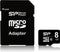 Silicon Power - Micro SDHC 8GB - Class 10 - 40 MB/s leessnelheid