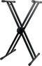 Innox INA DOUBLE Pro - Keyboard statief - Dubbele beugelconstructie - Zwart