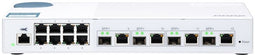 QNAP QSW-M408-4C - Web Managed Switch - 4x 10GbE SFP+/RJ45 en 8x Gigabit poorten