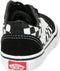 Vans TD Ward Slip-On - Lage sneakers - Elastische vetersluiting - (CHECKERED) BLACK/TRUE WH - Maat 21